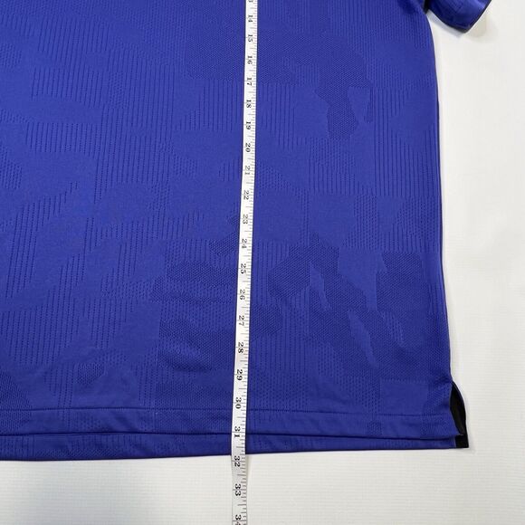 Nike Men's Dri-Fit Tour Jacquard Golf Polo Shirt Size XL Blue DV7528-430 - Picture 7 of 12